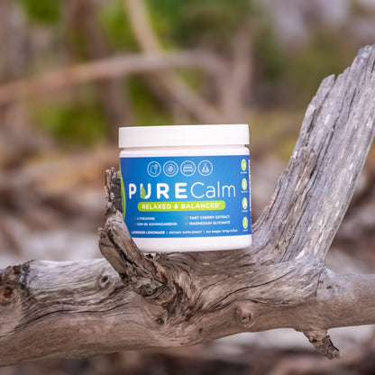 PURE Calm Drink Powder Relaxed & Balanced Lavender Lemonade 4.51 oz - 30 Servings